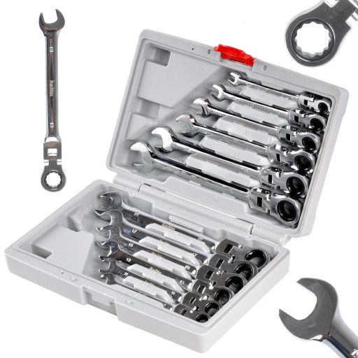 НАБІР КЛЮЧІВ ТРІЗКОВКИ, КЛЮЧІ ГАЙКОВІ 8-19мм