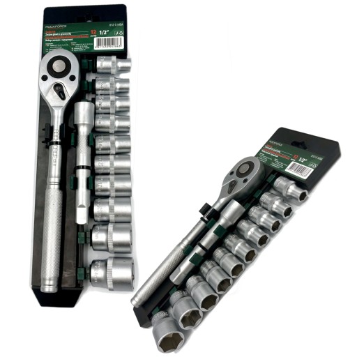 НАБІР ІНСТРУМЕНТІВ ДЛЯ ГНІЗДІВ НАБІР ТРАЩІТКИ 1/2 ГНІЗДІ 12 шт Cr-V ROCKFORCE