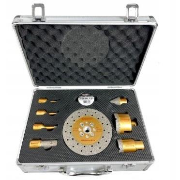 НАБОР КОРОНКИ 6,8,10,35,65 КОНУС, ДИСКИ ДЛЯ ОБРЕЗКИ ПАЛЬЦЕВ 125xM14 WERTEC