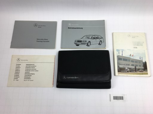 НАБОР СЕРВИСНОЙ КНИГИ РУКОВОДСТВО ПО ЭКСПЛУАТАЦИИ MERCEDES W124 E-KLASA KOMB