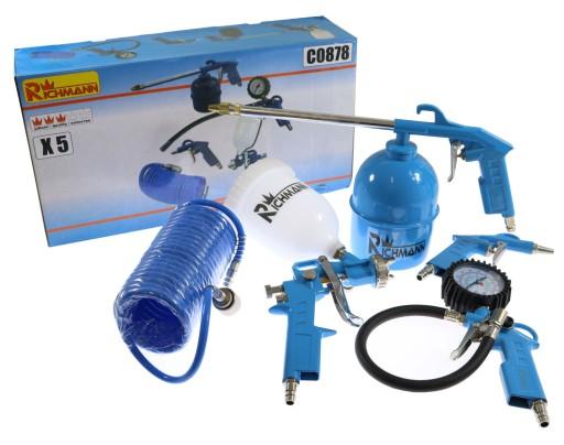 НАБОР КРАСКИ ДЛЯ КОМПРЕССОРА RICHMANN 5шт.