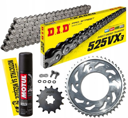 КОМПЛЕКТ ПРИВОДУ CBF DIDSUNSTAR DID DID525VX3-116