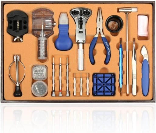 НАБІР ДЛЯ РЕМОНТУ ГОДИННИКІВ НАБІР ДЛЯ РЕМОНТУ ГОДИННИКІВ 155 предметів ІНСТРУМЕНТ