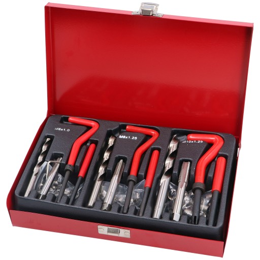 РЕМОНТНИЙ НАБІР РІЗЬБИ 88 ЕЛЕМЕНТІВ M6 M8 M10