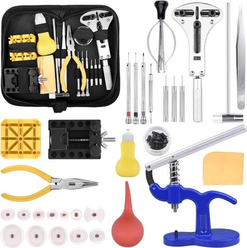 НАБІР ДЛЯ РЕМОНТУ ГОДИННИКАРЯ 15 ЕЛЕМЕНТІВ ДЛЯ ГОДИННИКАРСЬКОГО ГОДИННИКА