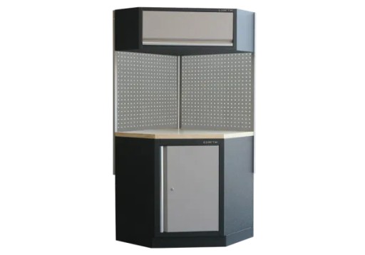 КУТОВИЙ КОМПЛЕКТ ДЛЯ МЕБЛІВ ДЛЯ МАЙСТЕРНІ З ДЕРЕВ'ЯНОЮ СТІЛЬШІЮ (СІРИЙ) King