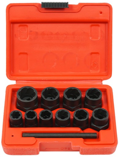 НАБІР ІНСТРУМЕНТІВ 11 предметів, екстрактори для зламаних гвинтів, інструмент для майстерні