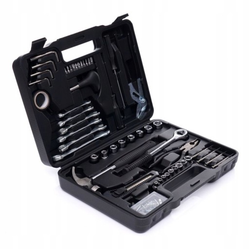 НАБІР ІНСТРУМЕНТІВ 141 ЕЛ. Чохол CRV, КЛЮЧІ, РОЗЕТКИ, КОМБІНИ, МОЛОТОК