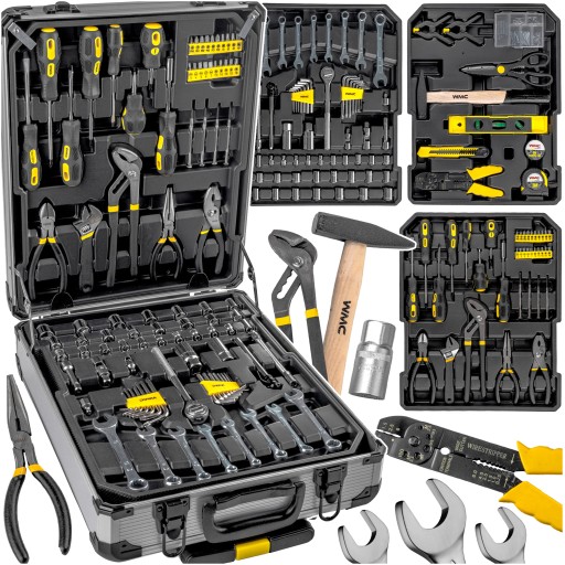 НАБІР ІНСТРУМЕНТІВ 186 ЕЛЕМЕНТІВ. ? І? (4-30ММ) (6-СТОРОННЯ) У ФУТЛЯРІ