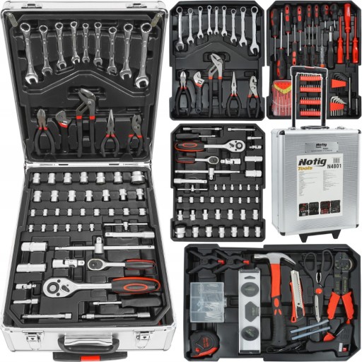 НАБІР ІНСТРУМЕНТІВ 187 ЕЛ. МЕТАЛЕВИЙ ВАліза НА КОЛЕСАХ CR-V ДОМАШНЯ МАЙСТЕРНЯ