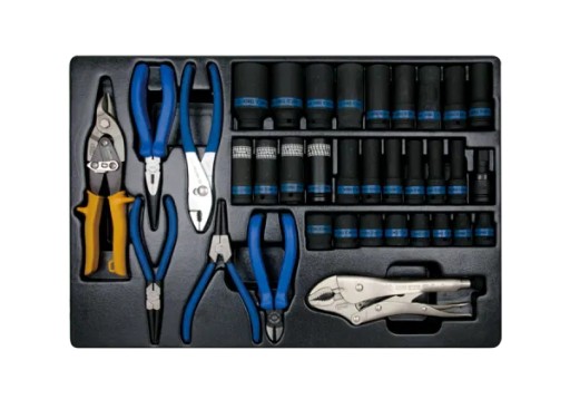 НАБОР ИНСТРУМЕНТОВ 35 шт. УДАРНЫЕ НАСАДКИ 1/2