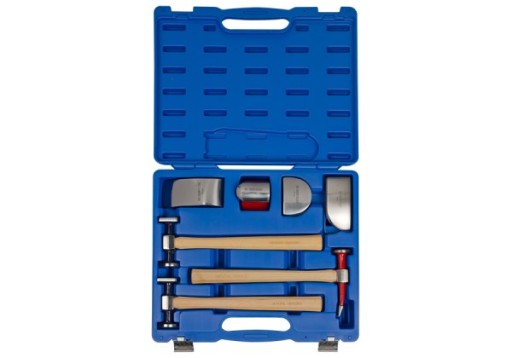 НАБОР ИНСТРУМЕНТОВ ДЛЯ КУЗОВНЫХ РАБОТ 7 шт. В ПЛАСТИКОВОМ КОРПУСЕ. Король Тони