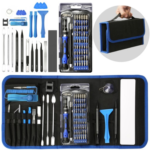 НАБІР ІНСТРУМЕНТУ ДЛЯ РЕМОНТУ ТЕЛЕФОНІВ, ПЛАНШЕТІВ, ЕЛЕКТРОНІКИ, ПК, НОУТБУКІВ 85IN1