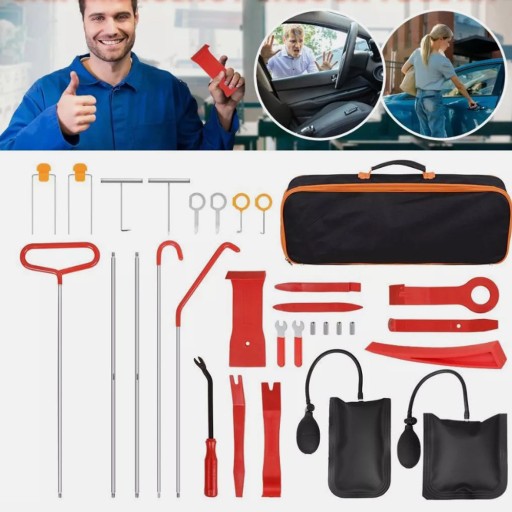 НАБІР ІНСТРУМЕНТІВ ДЛЯ РОЗБЛОКУВАННЯ, ПІДХОДИТЬ ДЛЯ ЗНЯТТЯ ДВЕРЕЙ АВТО