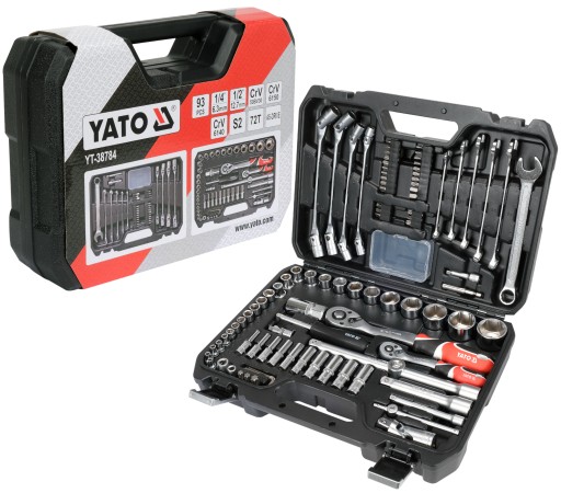 НАБОР ИНСТРУМЕНТОВ ТОРЦОВЫЕ ГОЛОВКИ КЛЮЧИ ЧЕХОЛ ДЛЯ ИНСТРУМЕНТОВ 93 EL CRV СТАЛЬ