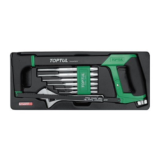 НАБІР ІНСТРУМЕНТІВ РЕЗУЛЬТАТНИЙ КЛЮЧ ПУФОРТИ РАМА ПИЛА ВСТАВКА ДЛЯ ШАФИ TOPTUL