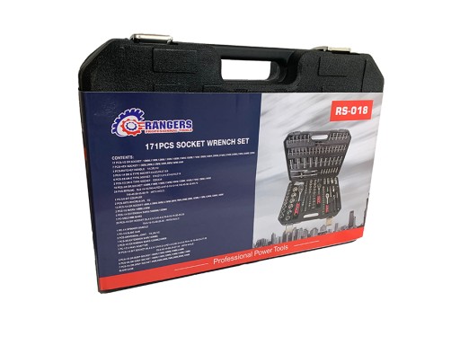 НАБІР ІНСТРУМЕНТІВ ГАЙКОВІ КЛЮЧІ БІТИ ГОЛОВНІ НАБІР ТРАЩОЧОК 171EL RS018