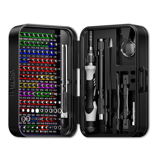 НАБОР ИНСТРУМЕНТОВ ТОРЦЕВЫЕ КЛЮЧИ БИТЫ ОТВЕРТКИ ОТВЕРТКИ 132 ЭЛЕМЕНТА КОРПУС