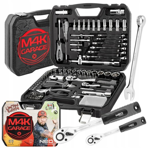 НАБІР ІНСТРУМЕНТІВ M4K GARAGE ТОРЦЕВІ КЛЮЧІ 90 ШТАТІВ ОБМЕЖЕНА ТИПА