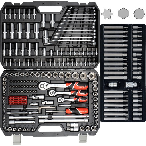 НАБОР ИНСТРУМЕНТОВ YATO КЛЮЧИ + НАБОР БИТ