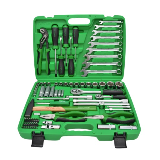 ЗМІШАНИЙ НАБІР ІНСТРУМЕНТІВ 80EL 1/2 1/4 TOPTUL КОФЕРА ДЛЯ ІНСТРУМЕНТІВ GCAI8002
