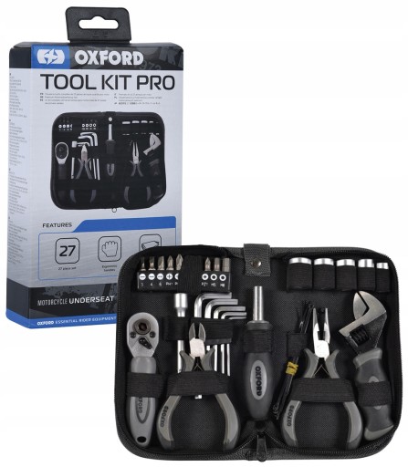 OXFORD Tool KIT PRO 27 EL НАБОР ИНСТРУМЕНТОВ ДЛЯ МОТОЦИКЛА. В КОРОБКЕ ДЛЯ КАРАНДАШЕЙ