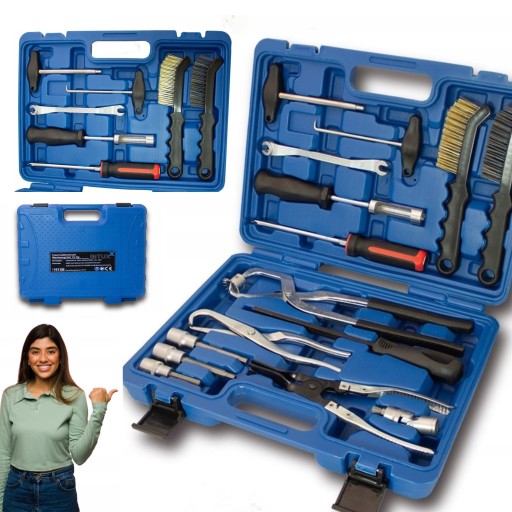 НАБІР ІНСТРУМЕНТІВ УНІВЕРСАЛЬНИЙ КЕЙФОН КЛЮЧІВ ДЛЯ ГАЛЬМІВНИХ ДИСКІВ І ГАЛЬМ