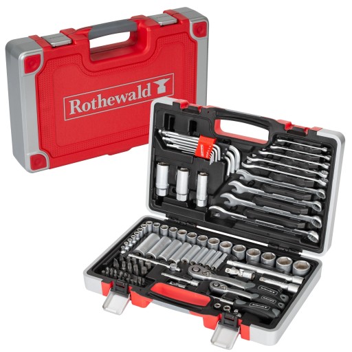 НАБОР ИНСТРУМЕНТОВ метрические ключи Rothewald, 92 предмета