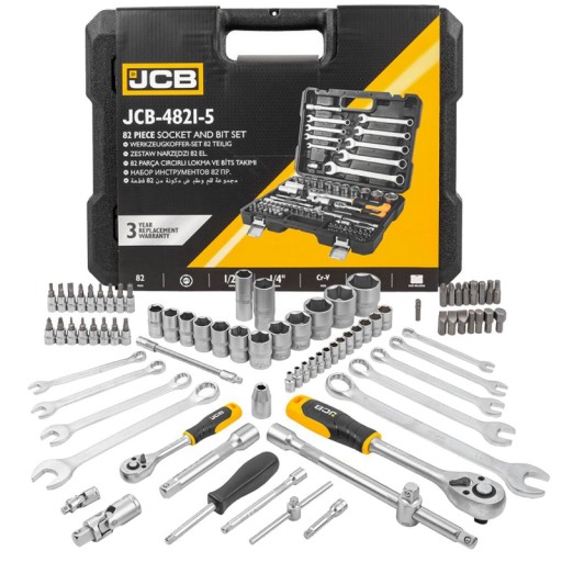 НАБІР ІНСТРУМЕНТІВ ДЛЯ ГАЙКОВИХ КЛЮЧІВ TORX КЛЮЧІ ГАЙКОВІ JCB 82EL