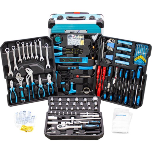 НАБІР ІНСТРУМЕНТІВ У ЧОХЛІ 1200 ДЕТАЛІВ BITUXX, ПОДАРУНОК