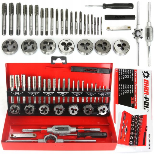 НАБОР МАТРИЦ И МЕТЧИКОВ 32 EL КАЛИБРОВКИ