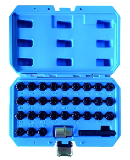 КОМПЛЕКТ НАСАДОК ДЛЯ КОЛЕСНЫХ БОЛТОВ PROTECT MERCEDES 32