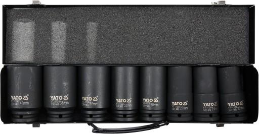 НАБОР ГЛУБОКИХ ГОЛОВОК 8 ШТ. ЯТО YT 1155