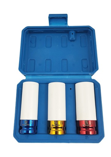 НАБІР ГОЛОВОК УДАРНИХ ГОЛОВОК 1/2 АЛЮМІНІЮ 3 ШТ.