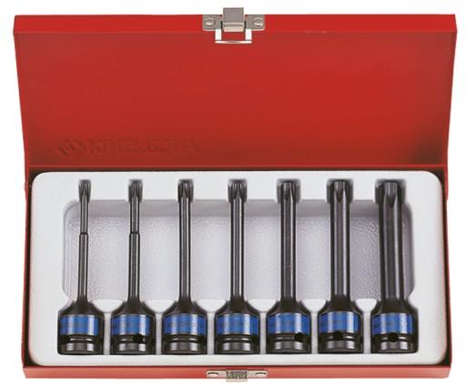 НАБІР УДАРНИХ ГОЛОВОК KING TONY TORX 1/2