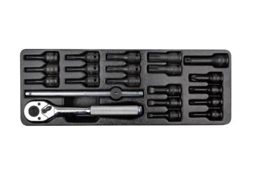 НАБОР УДАРНЫХ НАСАДОК 3/8'' 21 шт. Король Тони