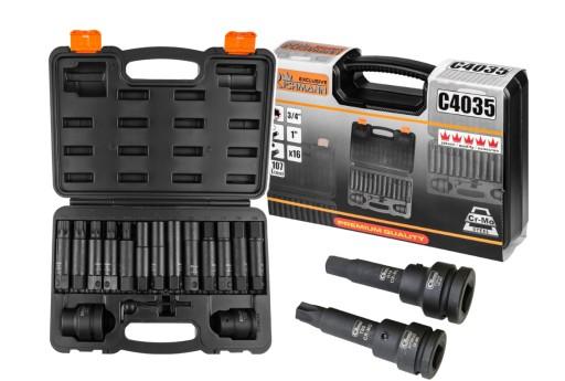 НАБОР НАСАДОК TORX IMPACT IMBUS 3/4