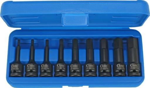 НАБІР ГНІЗДІВ IMBUS HEX IMPACT 4-19MM 9шт CONDOR