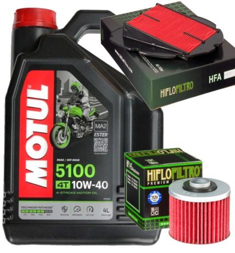 ZESTAW OLEJ MOTUL 5100 10W40 + FILTRY YAMAHA TDM900 02-12 - КОМПЛЕКТ MOTUL 5100 10W40 МАСЛО + ФИЛЬТРЫ YAMAHA TDM900 02-12