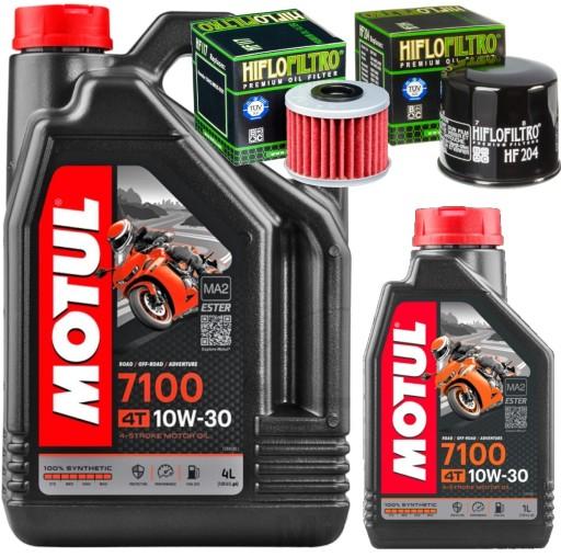 029641 - КОМПЛЕКТ МАСЕЛ MOTUL 7100 10W40 5л + ФИЛЬТРЫ HONDA CRF1100 AfricaTwin 20-23 DCT