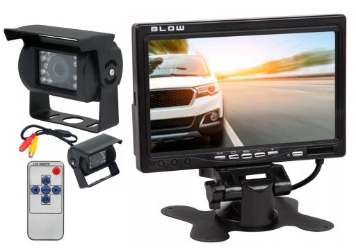 КОМПЛЕКТ ДЛЯ ПАРКУВАННЯ, МОНІТОР КАМЕРИ ЗАДНЬОГО ВИДУ 7 LED TIR