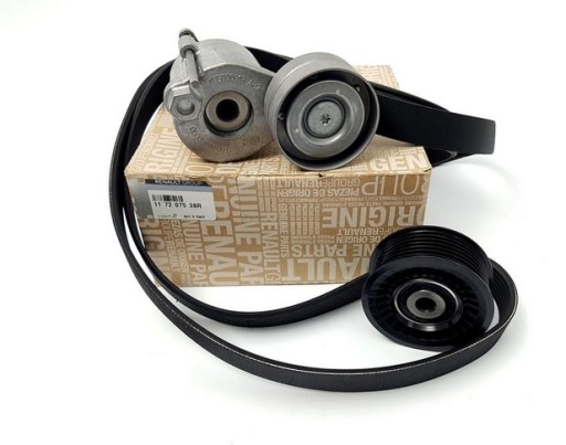 117207538R - КОМПЛЕКТ МНОГОРУЧНЫХ РЕМНЕЙ. RENAULT MEGANE И ОРГ РЕН