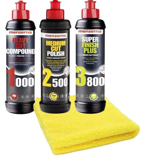 НАБІР ПОЛІРУВАЛЬНОЇ ПАСТИ MENZERNA 1000 2500 3800