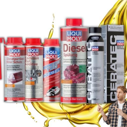 КОМПЛЕКТ ДЛЯ ПРОМЫВКИ ДИЗЕЛЬНОГО ДВИГАТЕЛЯ И ТОПЛИВА LIQUI MOLY 7181 2666 2650 2185