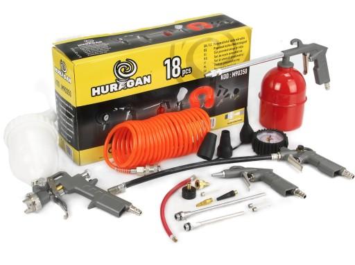 ПНЕВМАТИЧНИЙ НАБІР ДЛЯ ФАРБУВАННЯ НАБІР З 18 ЕЛЕМЕНТІВ