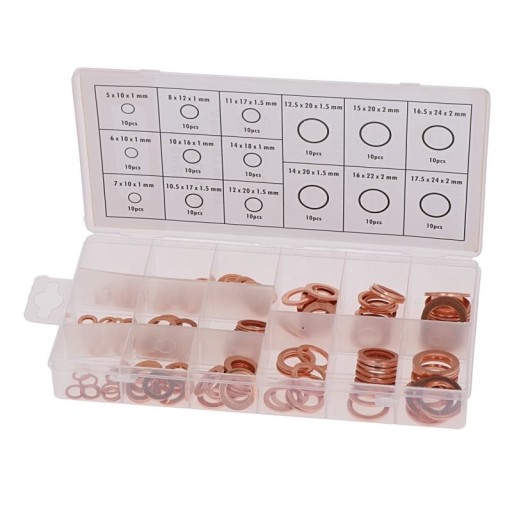 НАБОР МЕДНЫХ ШАЙБ 150 ELEM CZ-WA