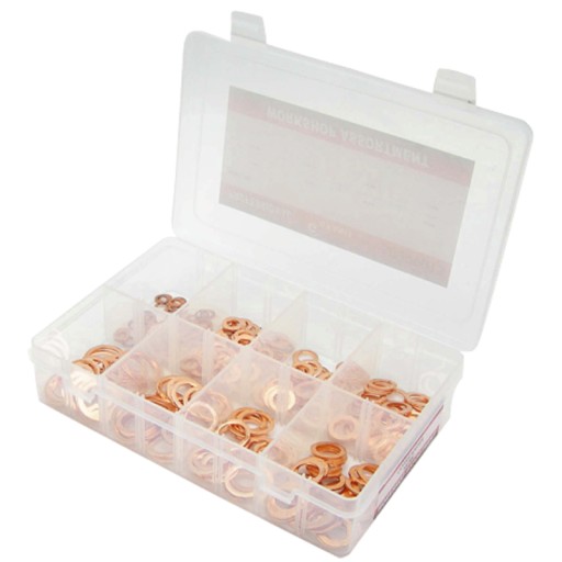 Набор медных шайб 240шт. 50099013