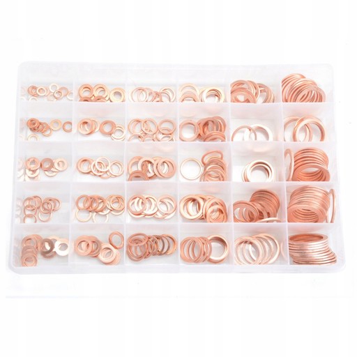 Набір мідних шайб 300шт Шайби