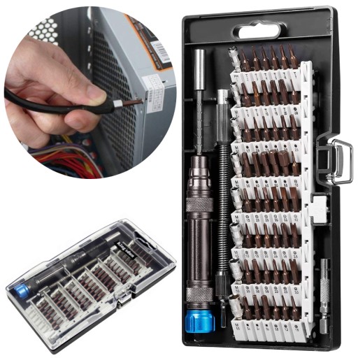 НАБІР ПРЕЦИЗІЙНИХ ВИКРУТОК 60В1 БІТИ ВИКРУТКА TORX МАГНІТНИЙ МАГНІТ