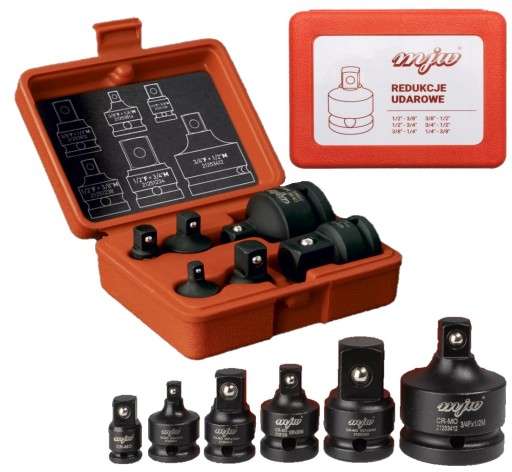 КОМПЛЕКТ ПЕРЕХОДНИКОВ РЕДУКТОР УДАРА РЕДУКТОРЫ УДАРА 1/2